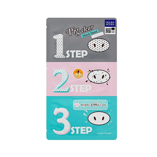 Holika Holika - Pig Nose Clear Blackhead 3 step kit (1 pza)